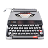 SR280 Welco vintage typewriter revised with ribbon new