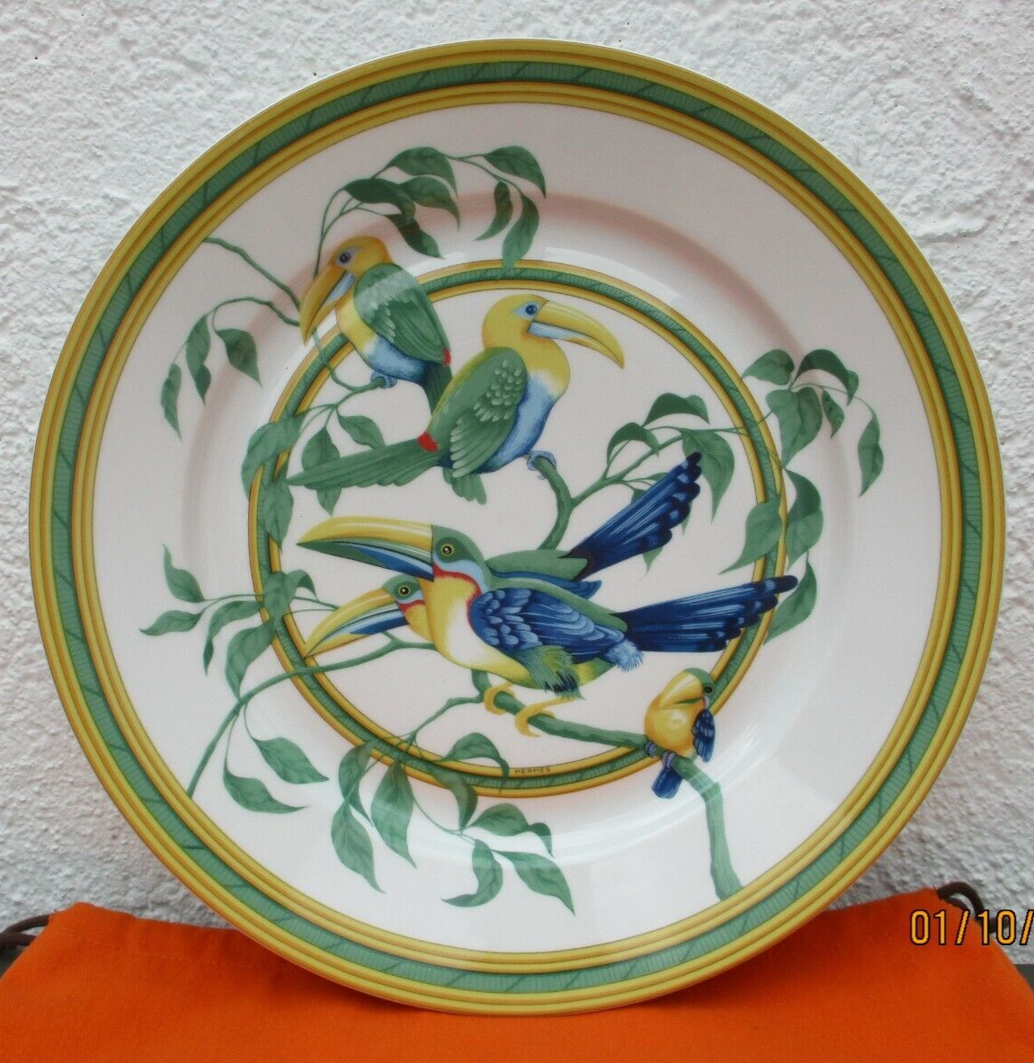 Porcelain plate Hermes