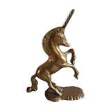 Vintage brass unicorn