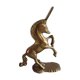 Vintage brass unicorn