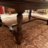 Dining table with wooden extension