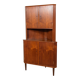 Mid-Century Corner Teak Cabinet, Denmark, 1960s