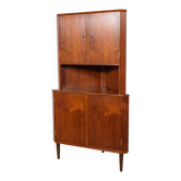 Cabinet d'angle en teck des années 1960, Danemark
