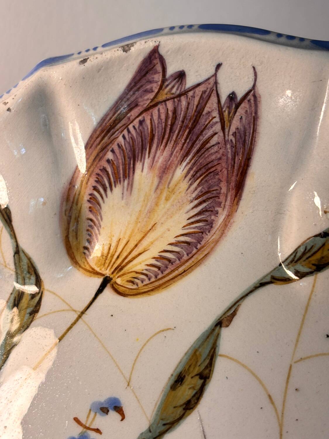 Assiette Nove L’Italie début 20eme