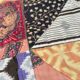 Ikat cotton patchwork plaid