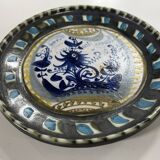 Ancienne assiette décorative en céramique Keraluc de Quimper