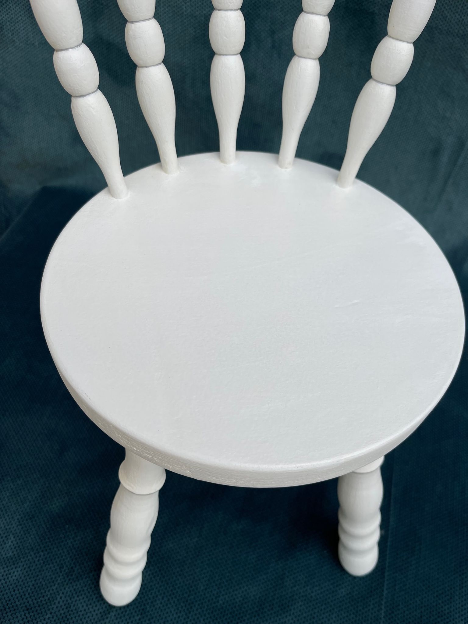 Chaise enfant bois tourné