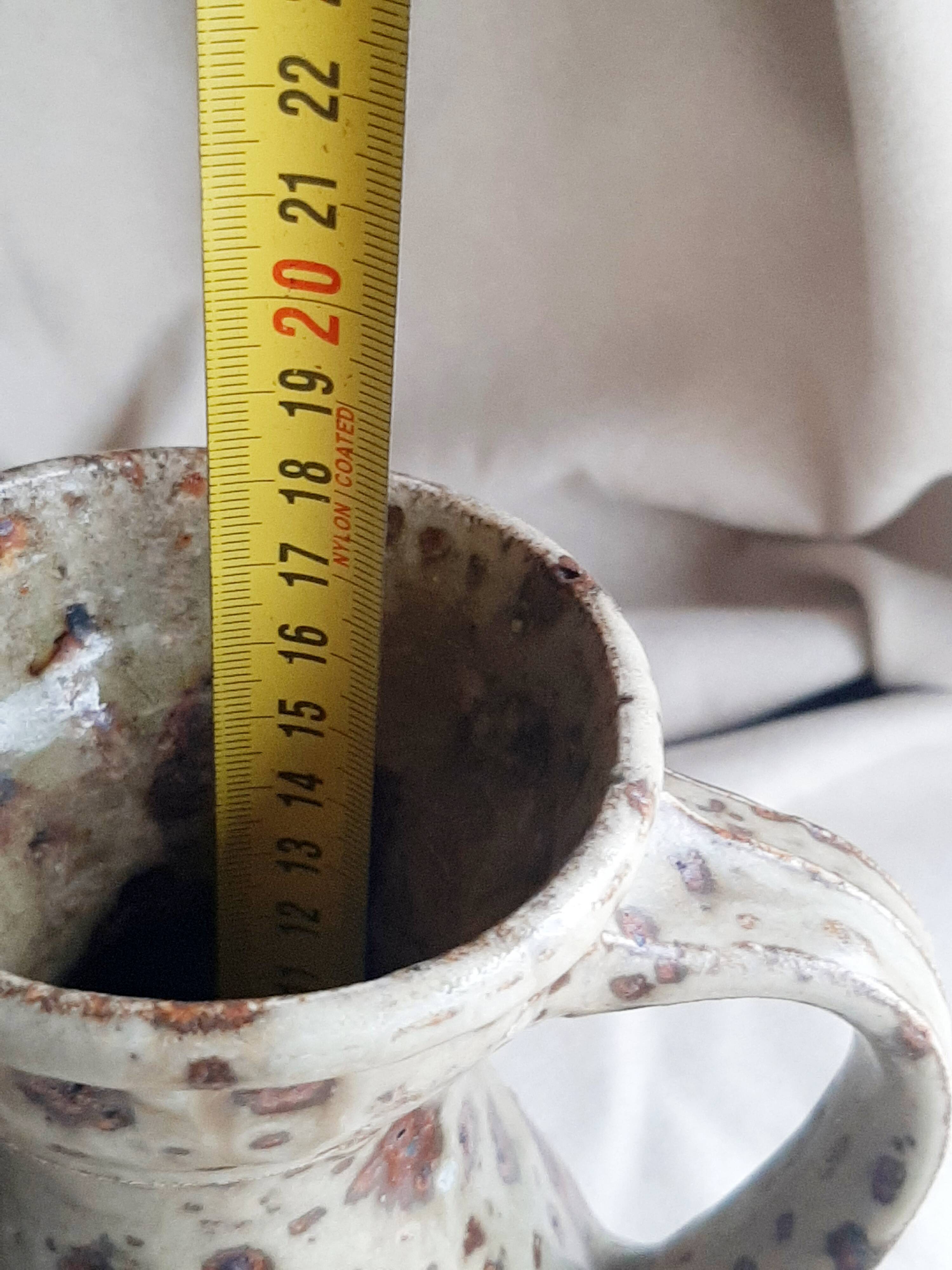 Pyrite stone pitcher Pierre Digan La Borne