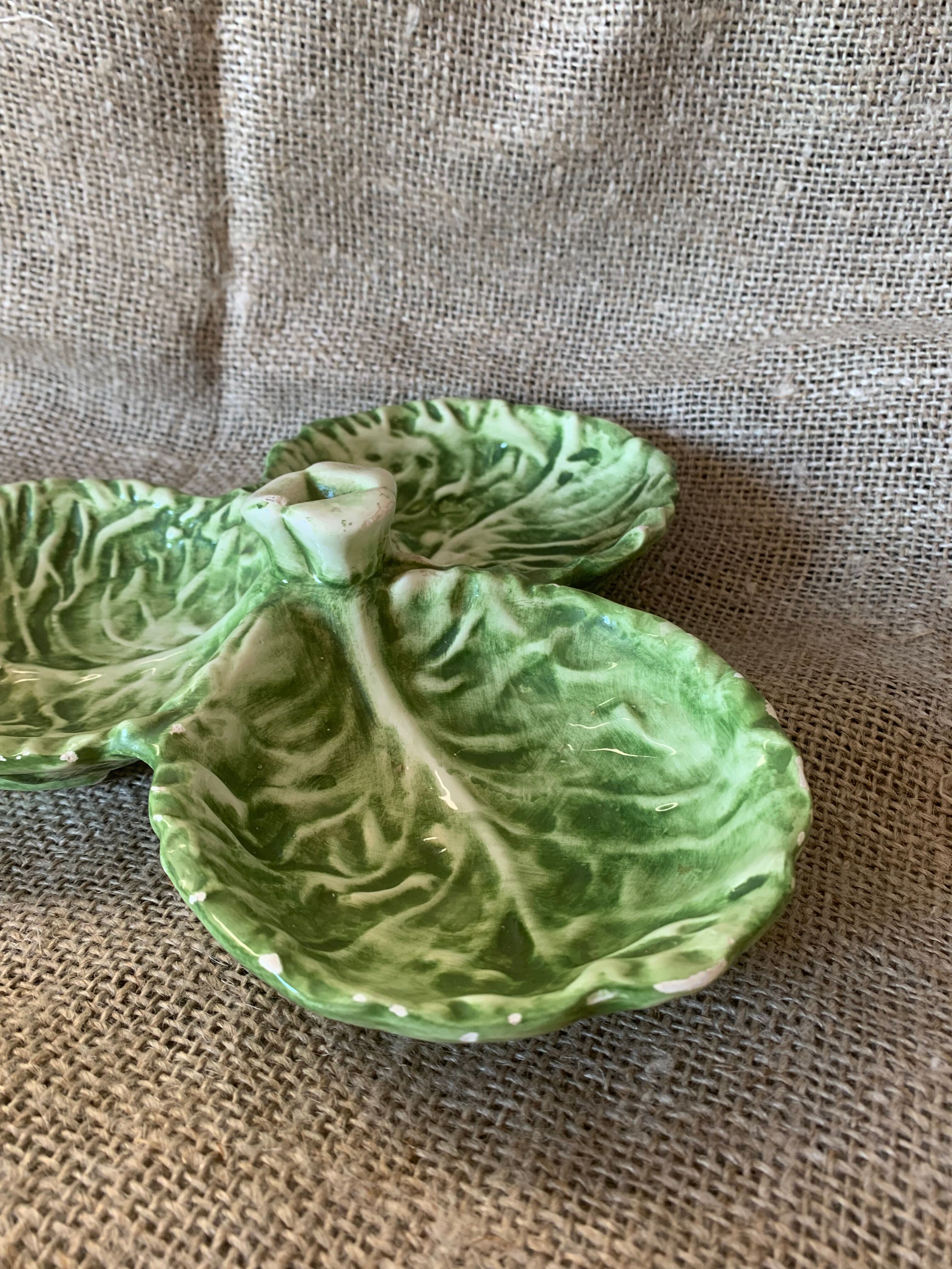 Flat slurry cabbage leaves