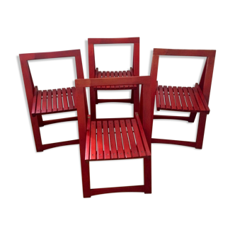 Série de quatre chaises Aldo Jacober