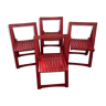 Série de quatre chaises Aldo Jacober
