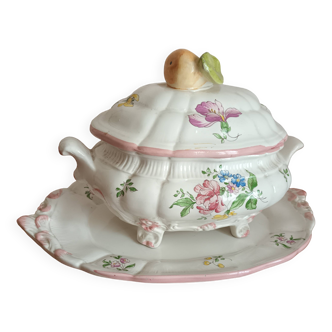 Earthenware soup tureen