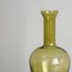 Vintage yellow glass soliflore vase