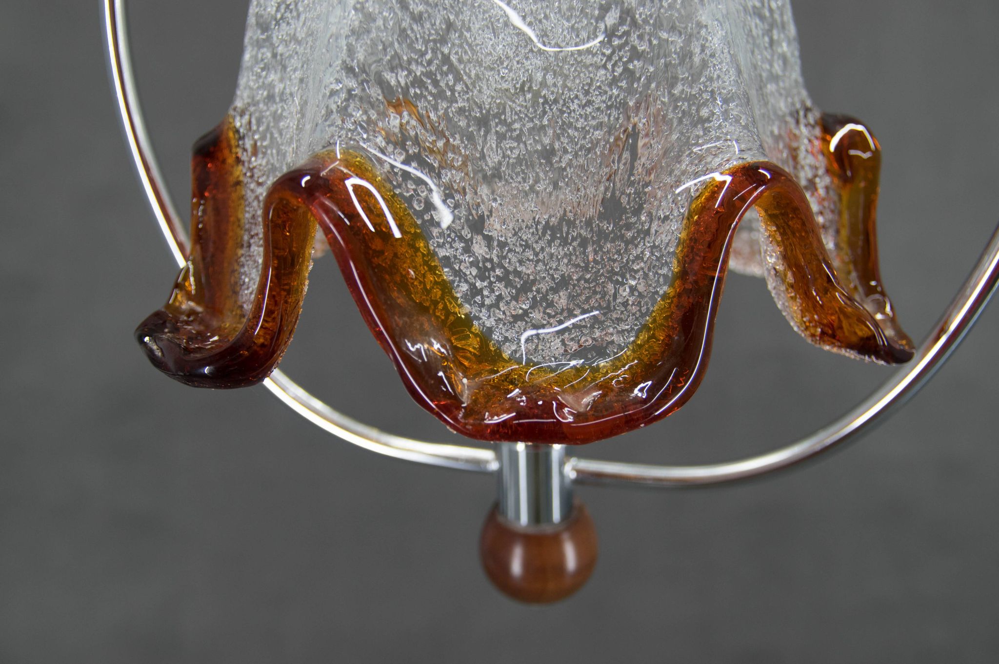 Suspension en verre de Murano, Italie, années 1980