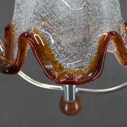 Suspension en verre de Murano, Italie, années 1980