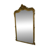 Grand miroir doré