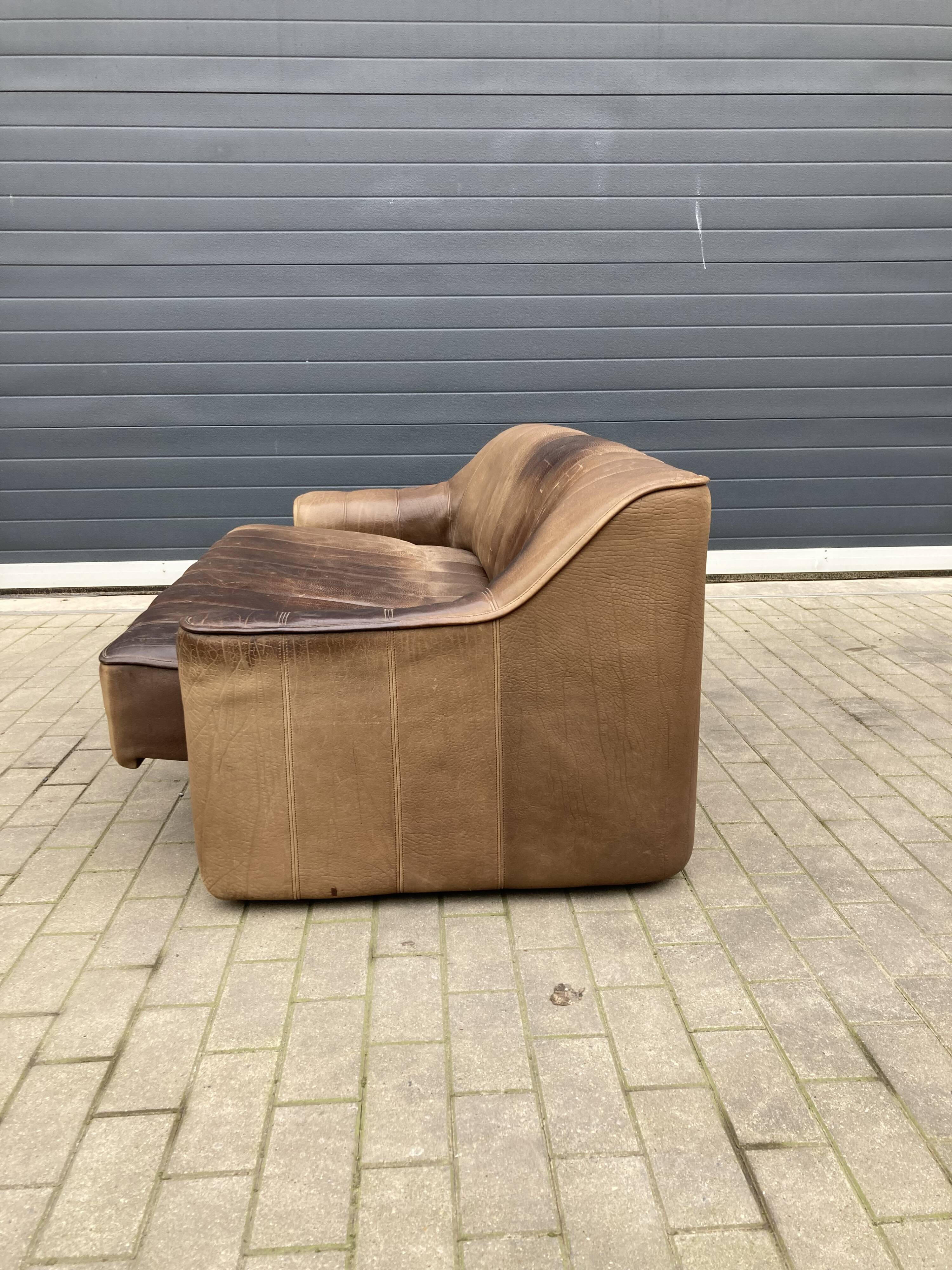 De Sede Ds44 3-seater Buffalo leather NECK 5mm