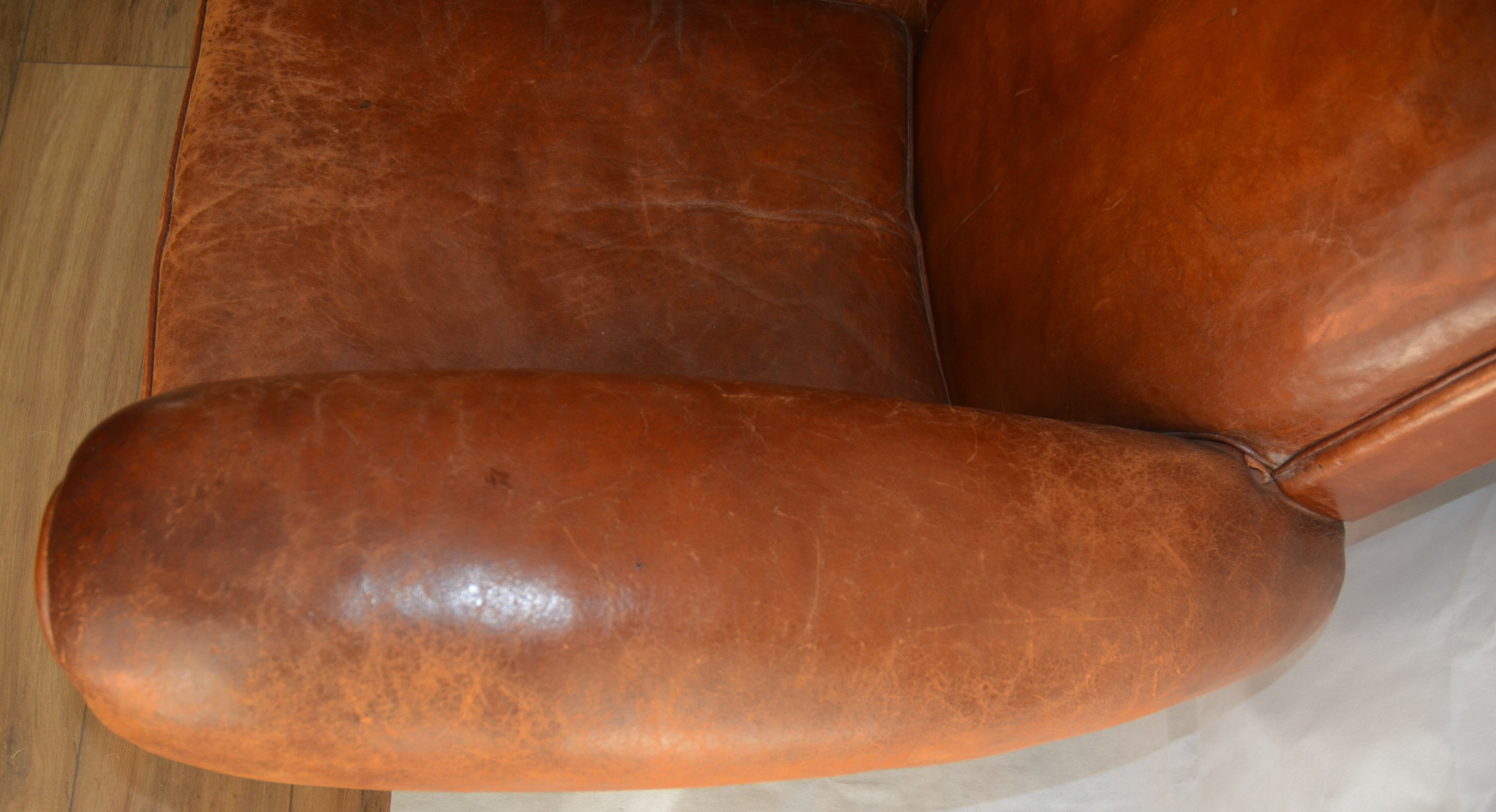 Leather armchair