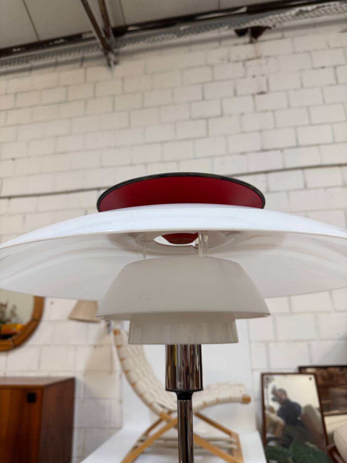 Lampadaire PH80 de Poul Henningsen pour Louis Poulsen (Danemark, années 1980).