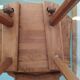Paire de chaises de montagne savoyarde chalet en bois sculpté