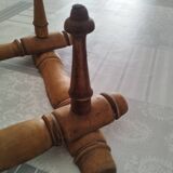 Porte manteau ancien en bambou vintage