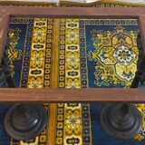 Early 20th century bistro table with cast iron base and Terrazzo top