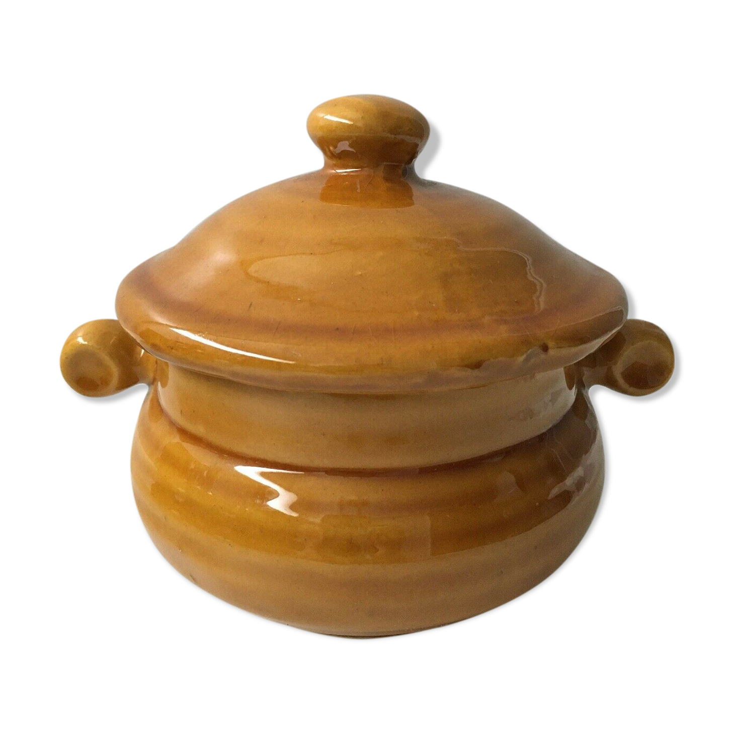 Pot in ceramic "pottery maine" vintage sars