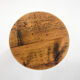 Vintage Industrial Steel & Wood Tripod Stool with Original Patina, 1950's