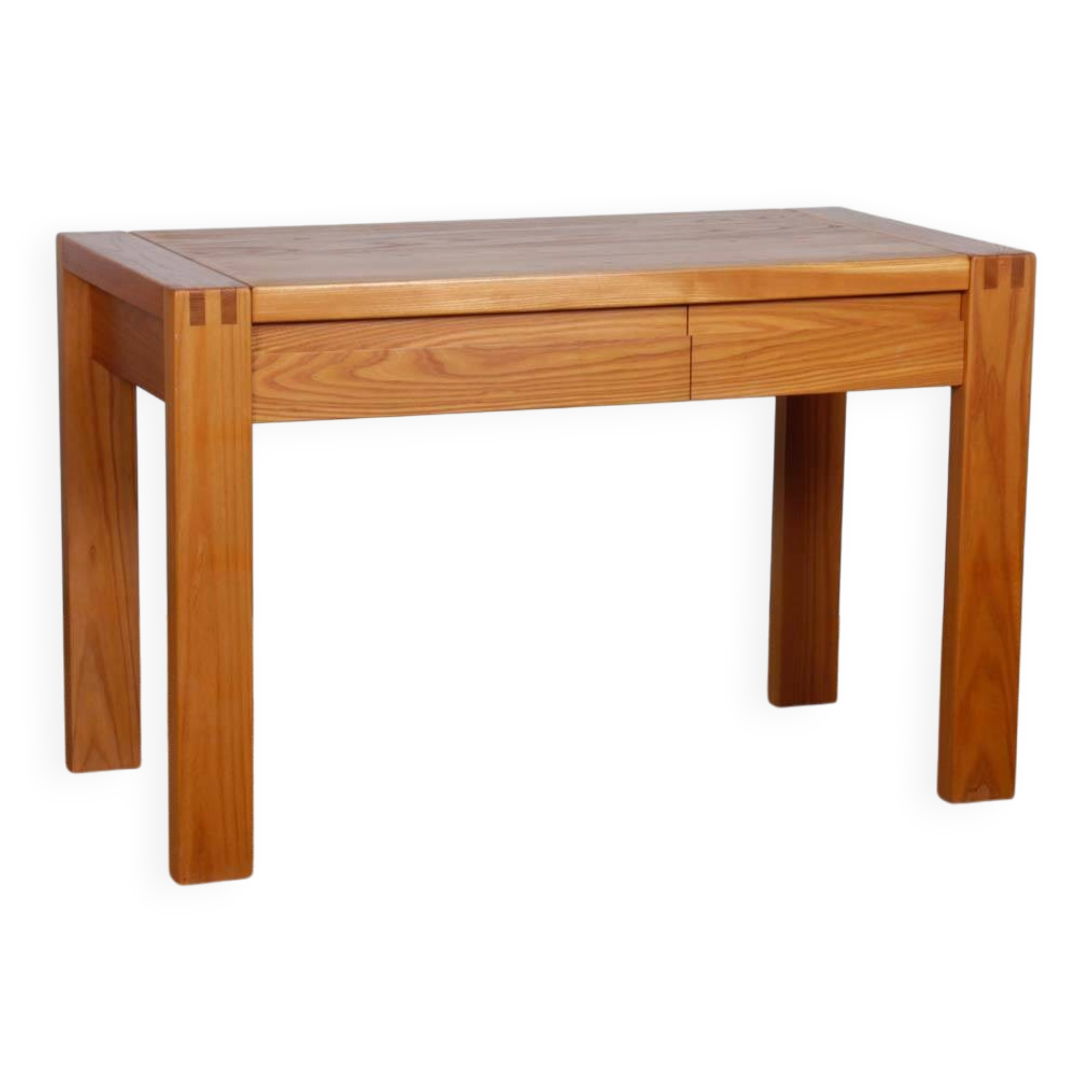 Bureau en orme édité par Maison Regain, 1980