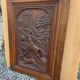Carved oak solid wood door