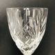 6 Glasses of white wine in cut crystal of Saint Louis model Chantilly