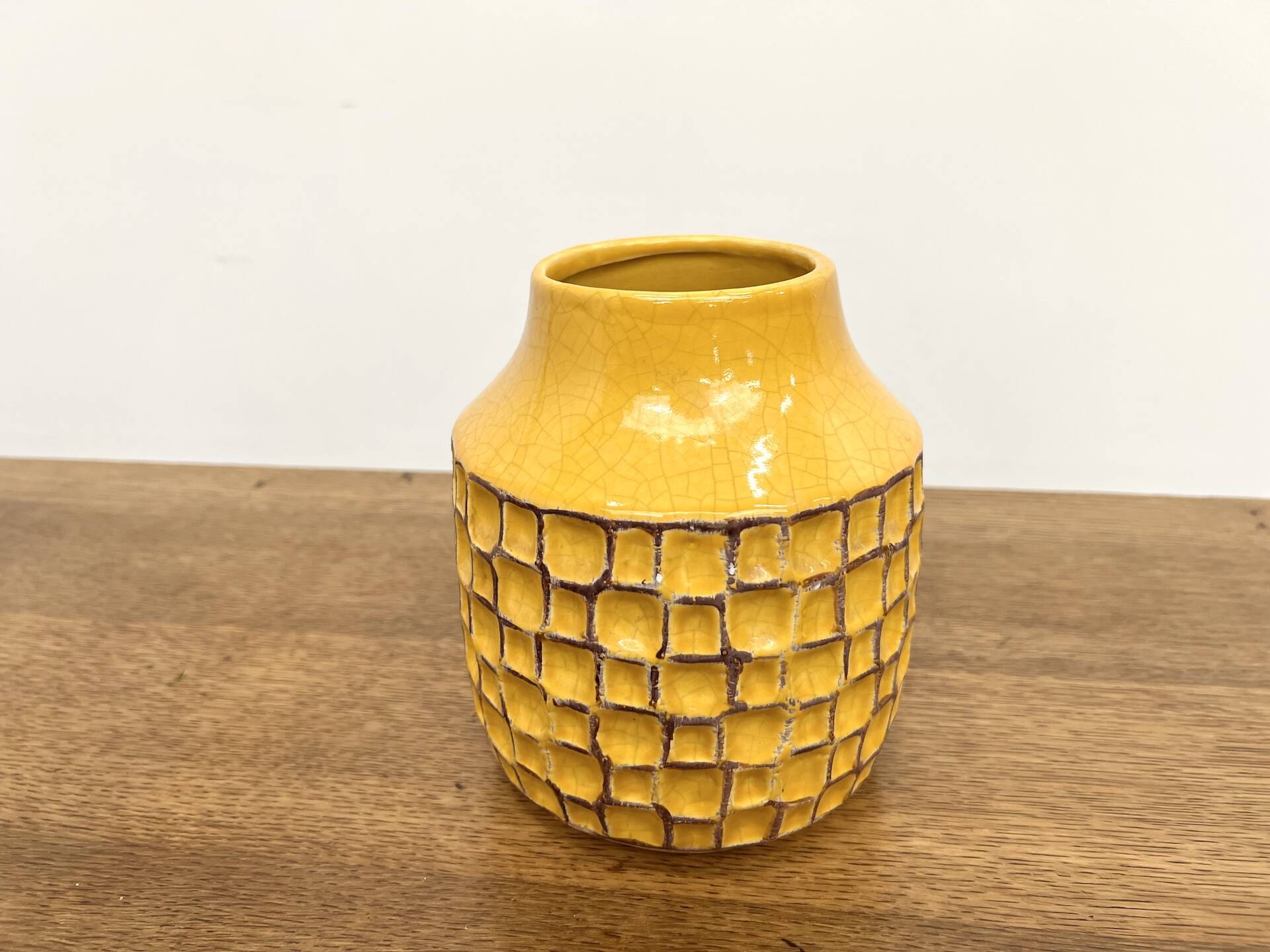 Ceramic vase from Vallauris, 1970s