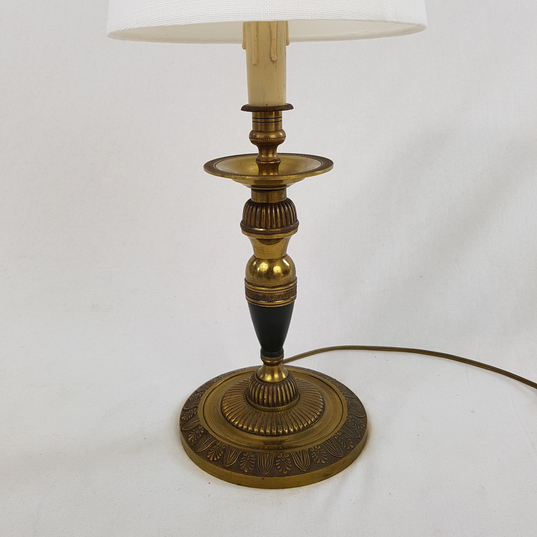 Empire ormolu style lamp