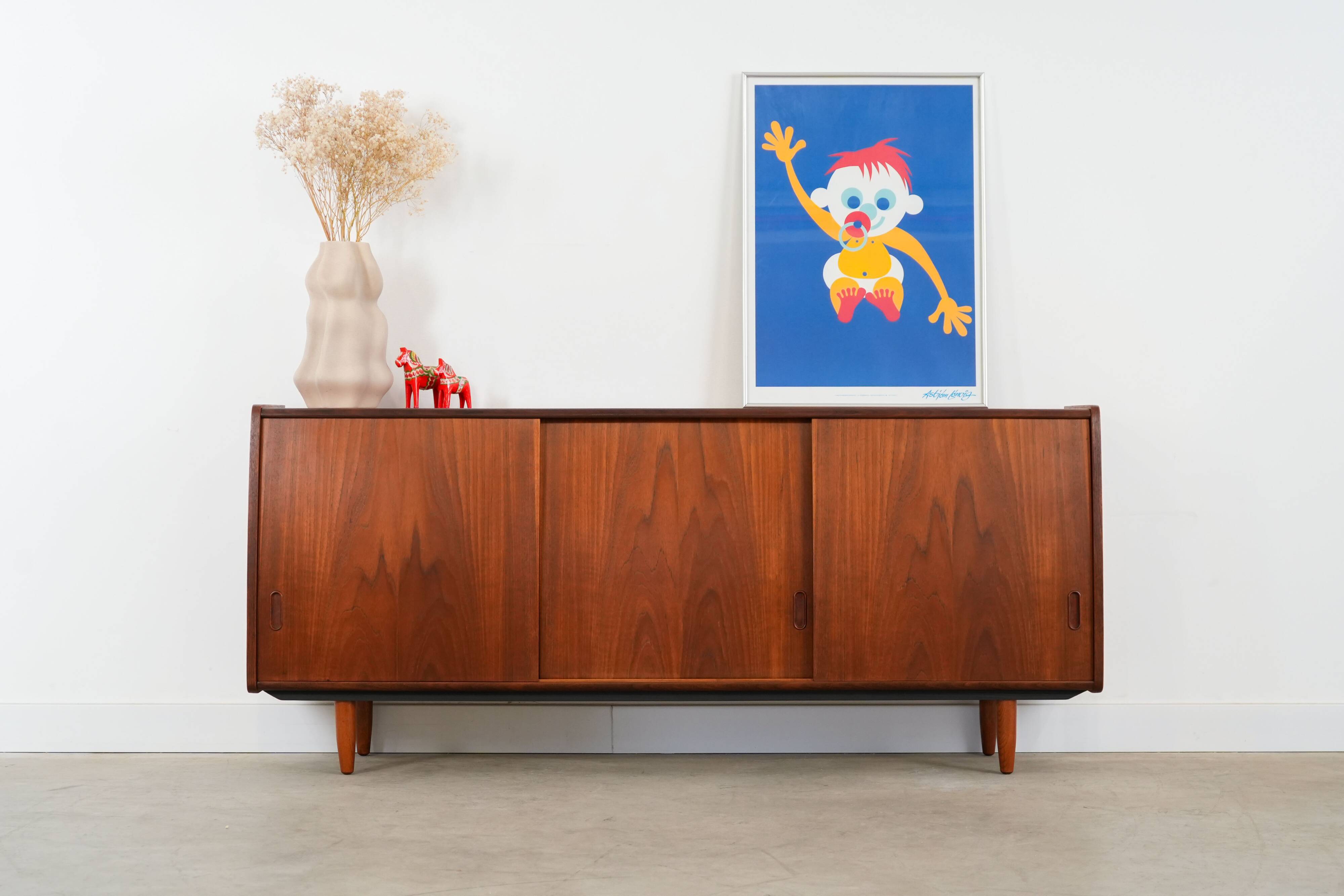 Teak sideboard, Danish design, 1970s, production: Denmark