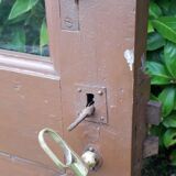 Porte vitrée H186,5xL98,5 de communication moulurée