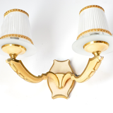 Paire d'appliques années 40
