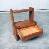 Mid-Century Scandinavian Pine Bedside Tables, Sweden, 1960s, Set of 2