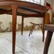 Round table 120-230 cm scandinavian samcom arne hovmand olsen