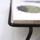 Square ceramic trivet with a bird by Jean Pierre Caffarelli.