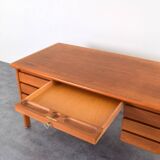 Mid-Century Danish Teak Desk, 1970s.