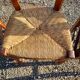 6 chaises anciennes en bois et paille