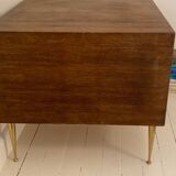 Table d'appoint en bois marron