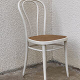 Caned bistro chair