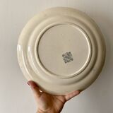 Old iron clay dish, Pavots de Longchamp model