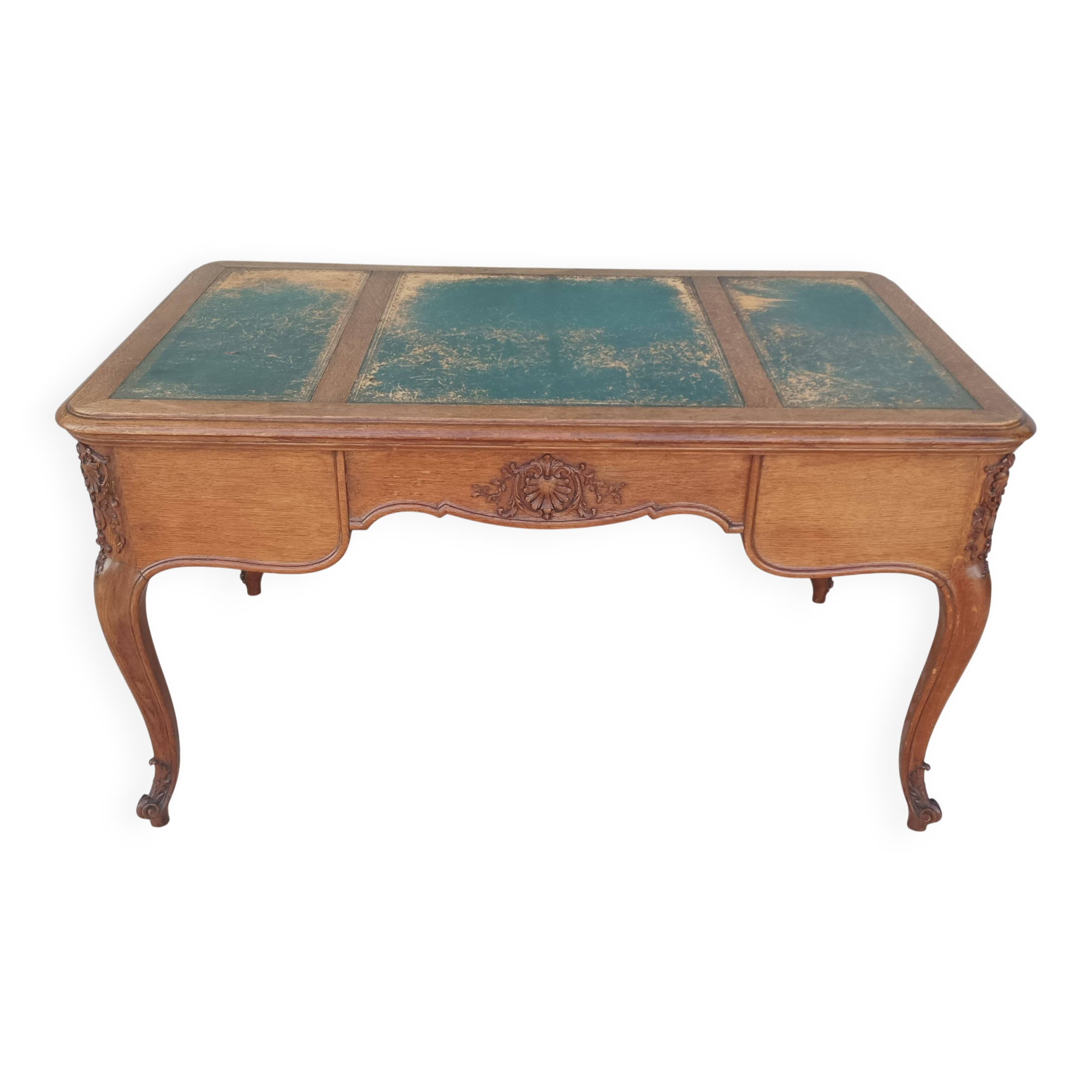 Louis XV oak desk