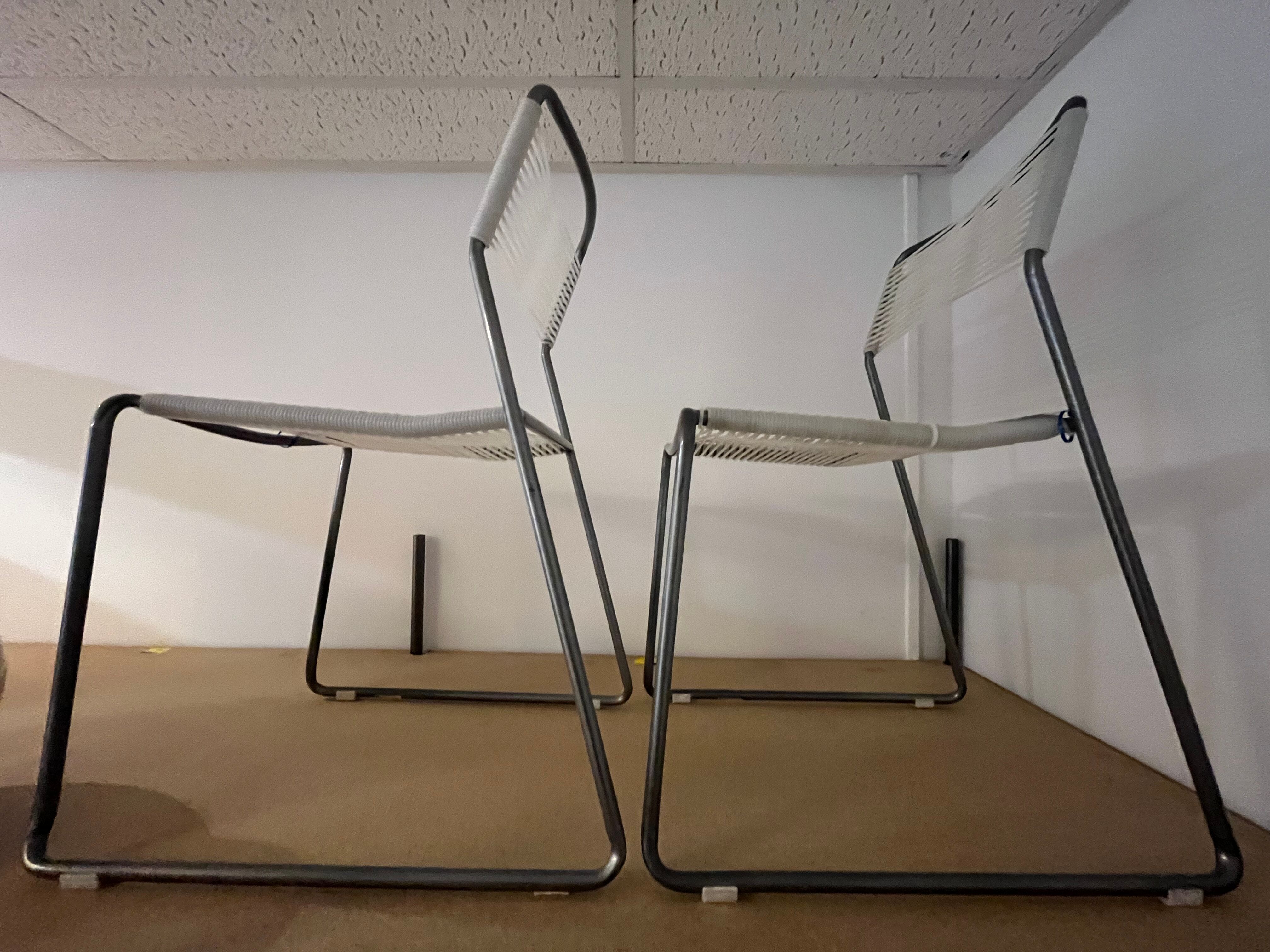 Set of 2 vintage Spaghetti chairs Lisa Norider for Ikea