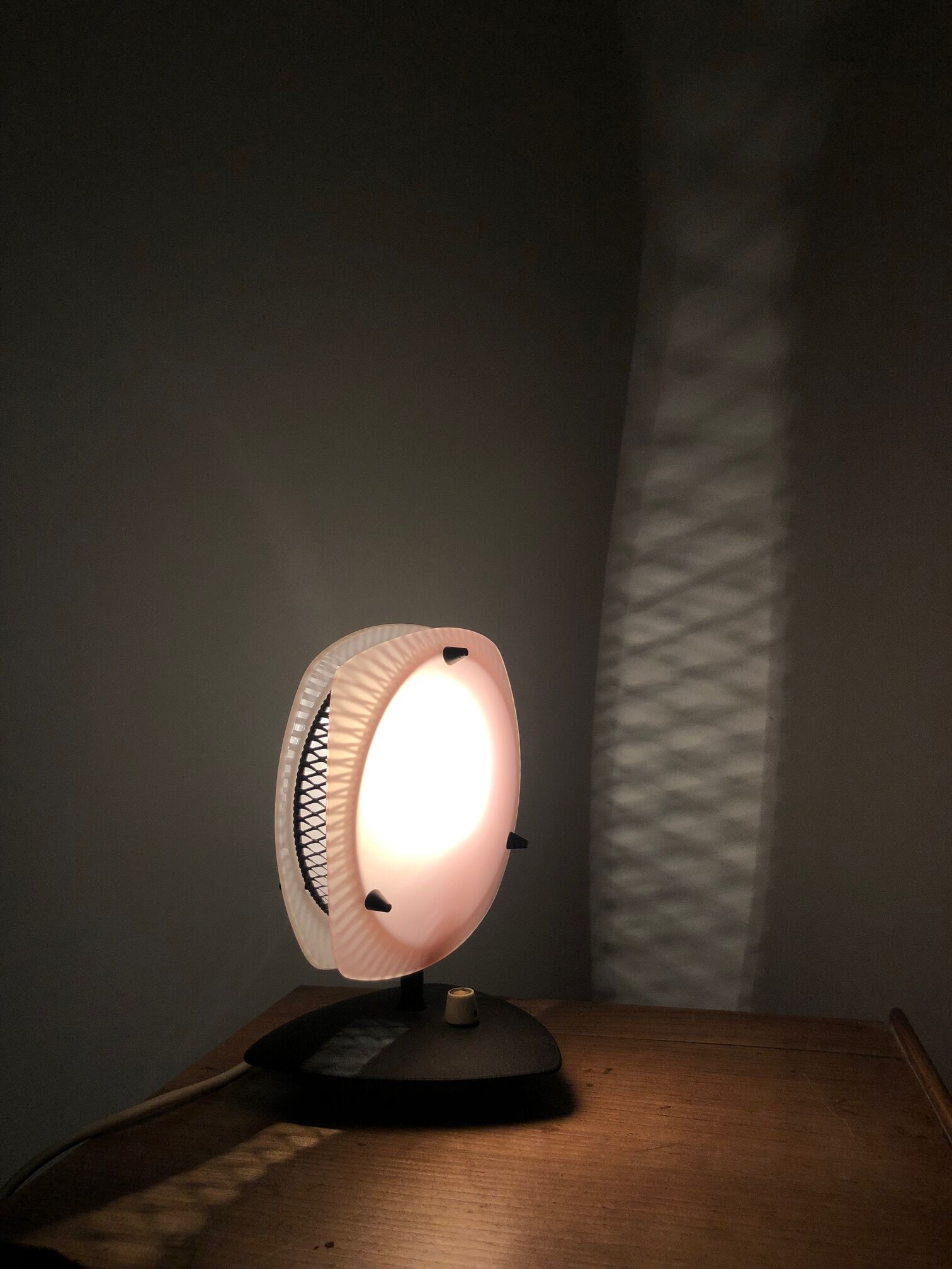 Tele-ambiance / Sonnenkind design lamp with dimmer, 1950s