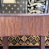 Set of 6 Art Deco chairs - 1950 in mahogany
