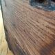 Old Gothic chest 17th century solid oak