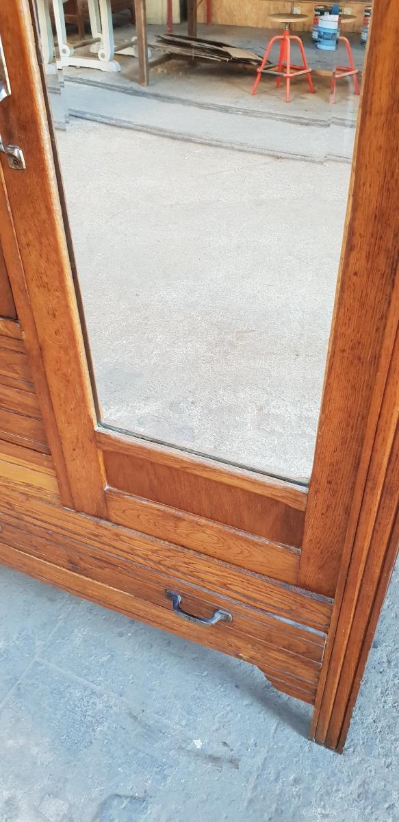 Art-deco style glazed cabinet